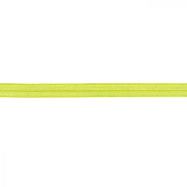 Elastisches Schrägband Polyamid Breite 15 mm - hellgrün